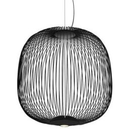 Foscarini Spokes 2 Large Nero Lampadario a Sospensione LED FN2640172R1_20