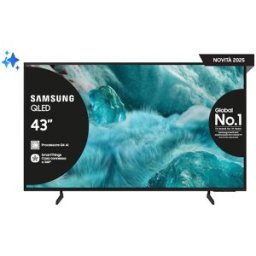 Samsung TV Qled 43" Qe43q7faauxzt Black