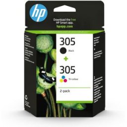 HP Cartucce d'Inchiostro 305 Nero / Colori 6zd17ae#301