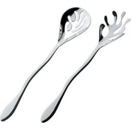 Alessi Set posate da insalata Mediterraneo Acciaio inox