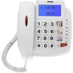 Brondi Telefono fisso Bravo 90lcd Bianco