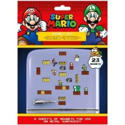 BIG BEN INTERACTIVE PYRAMID Super Mario Set di 23 magneti (Regno dei funghi) Ms65081