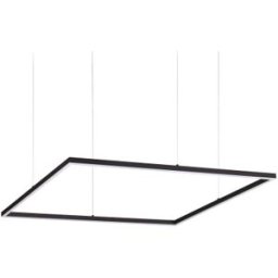 IDEAL LUX Oracle Slim Square Sospensione Nero 53W 259208