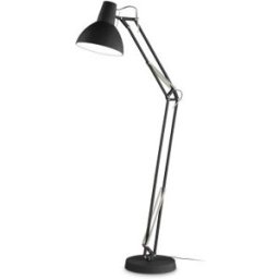 IDEAL LUX Wally pt1 Nero Lampada da terra 265292