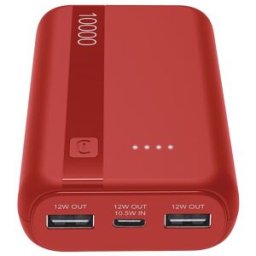 Cellular Line Power Bank Essential 10000 Rosso