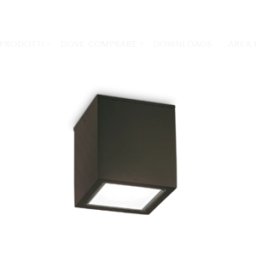 IDEAL LUX Techo pl1 Square d09 Nero
