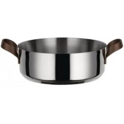 Alessi Casseruola bassa a due manici Edo 36CM Acciaio inox