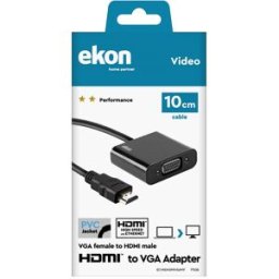 SBS SPA Adattatore Hdmi Ecvadhdmivgamf