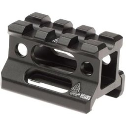 Leapers Montare Universal Super Slim Riser 3 Slot 0.83´ Black One Size