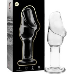 NEBULA SERIES BY IBIZA Plug Anale in Vetro Borosilicato Nebula Series Modello 6 — 12,5 cm