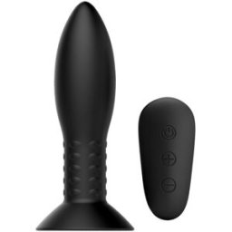 Plug Anale Vibrante con Sfere Rotanti Mr Play — Telecomando