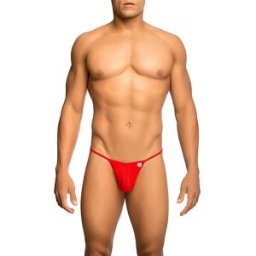 Perizoma Trasparente Uomo MOB — Tulle, Taglia S/M