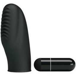 PRETTY LOVE FLIRTATION Vibratore Ditale Pretty Love Stanford — Silicone, Nero