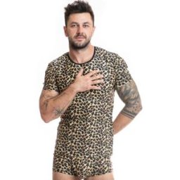 ANAIS MEN ACCESORIES Slip Uomo Sexy Microfibra Anais Men Mercury — Stampa Animalier