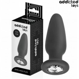 Plug Anale con Gioiello Addicted Toys Carat — Taglia L, 12,6 cm