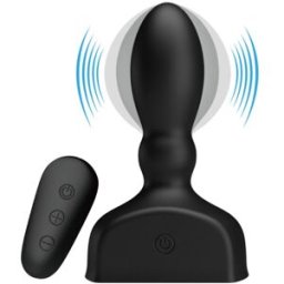 Plug Anale Gonfiabile Vibrante Mr Play — con Telecomando