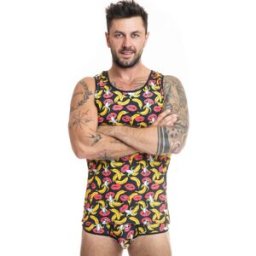 ANAIS MEN ACCESORIES Top Lingerie Sexy Anais Men Banana — Lycra, Taglia S