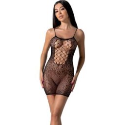 PASSION WOMAN BODYSTOCKINGS Bodystocking Sexy Passion BS096 — Nero, Taglia Unica