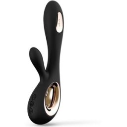 Vibratore Rabbit Lelo Soraya Wave — Punto G e Clitoride, Nero