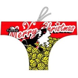 Turbo Costume Da Bagno A Slip Sexy Noel Yellow / Red 3XL