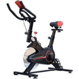 benzoni Cyclette per Allenamento Aerobico con Display LCD Nero e Rosso...