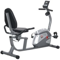 giordanoshop Cyclette Orizzontale 121,5-136x62,5x98 cm in Acciaio e ABS Grigia...