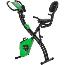 giordanoshop Cyclette Magnetica Pieghevole con Display LCD Verde...