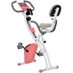 giordanoshop Cyclette Magnetica Pieghevole 97x51x115 cm con Bande Elastiche in Acciaio Rosa...