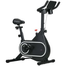 giordanoshop Cyclette Magnetica con Volano da 4kg Manubrio e Sellino Regolabili 8 Livelli di Resistenza Nero...