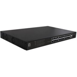 LevelOne FGP-2831 switch di rete Non gestito Fast Ethernet (10/100) Supporto Power over Ethernet (PoE) 1U Nero (FGP-2831)
