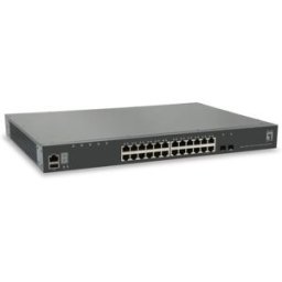 LevelOne GTL-2881 switch di rete Gestito L3 Gigabit Ethernet (10/100/1000) Grigio (GTL-2881)