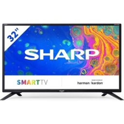 TV 32" SHARP ITALIA HD SMART WIFI HDMI VESA DVBT2 DVBS2 HARMAN KARDON (REL_LC-32BC4E)