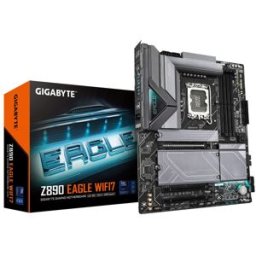 GIGABYTE Z890 EAGLE WIFI7 Scheda Madre - Supporta CPU Intel Core Ultra (Serie 2), VRM a 14+1+2 fasi, fino a 8800MHz DDR5 (OC), 1