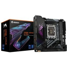 GIGABYTE Z890I AORUS ULTRA Scheda Madre - Supporta CPU Intel Core Ultra (Serie 2), VRM a 8+1+2 fasi, fino a 8800MHz DDR5 (OC), 1