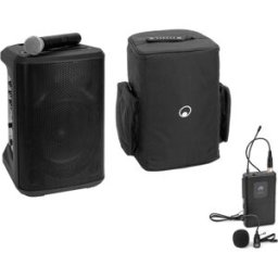 OMNITRONIC Set PORTY-8A Drahtlos-PA-System + Taschensender inkl. Lavaliermikrofon + Soft-Bag (20001028)