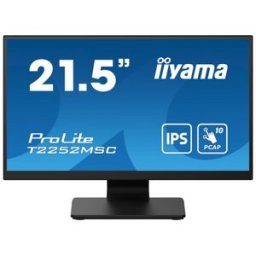 IIYAMA ProLite T2252MSC-B2AG Monitor PC 54,6 cm (21.5") 1920 x 1080 Pixel Full HD LCD Touch screen Nero