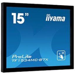 IIYAMA ProLite TF1534MC-B7X monitor touch screen 38,1 cm (15") 1024 x 768 Pixel Multi-touch Multi utente Nero (TF1534MC-B7X)