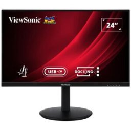 ViewSonic MON 24IPS FHD HDMI DP USB TYPEC MM 3XUSB TILT PIVOT HUB DOCKING RJ45 (VG2409U-2)