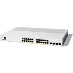 Cisco Systems Catalyst 1300 Gestito L2/L3 Gigabit Ethernet (10/100/1000) Supporto Power over Ethernet (PoE) Grigio (C1300-24P-4X)