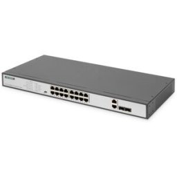 Digitus DN-95342-1 switch di rete Non gestito Fast Ethernet (10/100) 1U Nero, Argento (DN-95342-1)