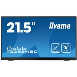 IIYAMA ProLite T2255MSC-B1 Monitor PC 54,6 cm (21.5") 1920 x 1080 Pixel Full HD LCD Touch screen Nero