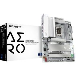 GIGABYTE Z890 AERO G Scheda Madre - Supporta CPU Intel Core Ultra (Serie 2), VRM a 16+1+2 fasi, fino a 8800MHz DDR5 (OC), 1xPCIe