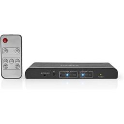 Nedis Estrattore Audio Hdmi 2xhdmi In A Hdmi Toslink 2xrca Out k Metallo 3.5 Mm 60hz