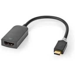 Nedis Ccbw6652at02 Cavo Adattatore Da Usb-c A Hdmi Usb 3.2 Gen 1 k Placcato Oro 0.2 M 60hz