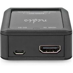 Nedis Estrattore Audio Hdmi A Coassiale/toslink Alimentato In Cc