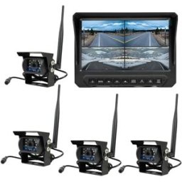 Pni Kit Di Videosorveglianza Wireless Trk50 Per Dvr Per Camion Con Monitor Lcd E Telecamere
