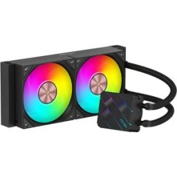 Abysm Raffreddamento Liquido Oceanic Tide 20 Argb Cpu 2 X 120mm Fans Argb Lighting 2500 Rpm Pump