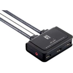 LevelOne Level One Interruttore Hdmi/usb Kvm A 2 Pc