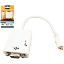 Euroconnex Adattatore 0799d Da Mini Hdmi A Vga 22 Cm