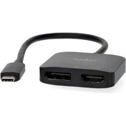 Nedis Adattatore Da Usb-c Maschio A Displayport Femmina/hdmi Femmina Usb 3.2 Gen 1 8k 0.2 M 30hz